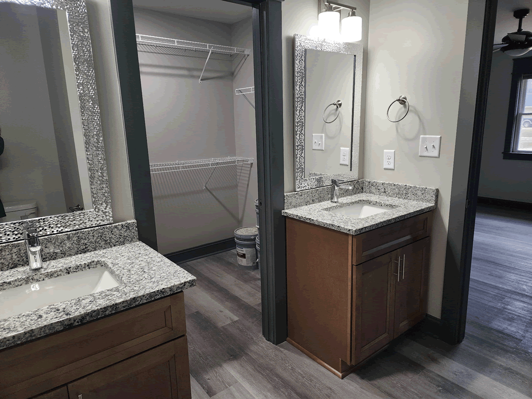 Master Bath Area of Our Barndominum Sale Center