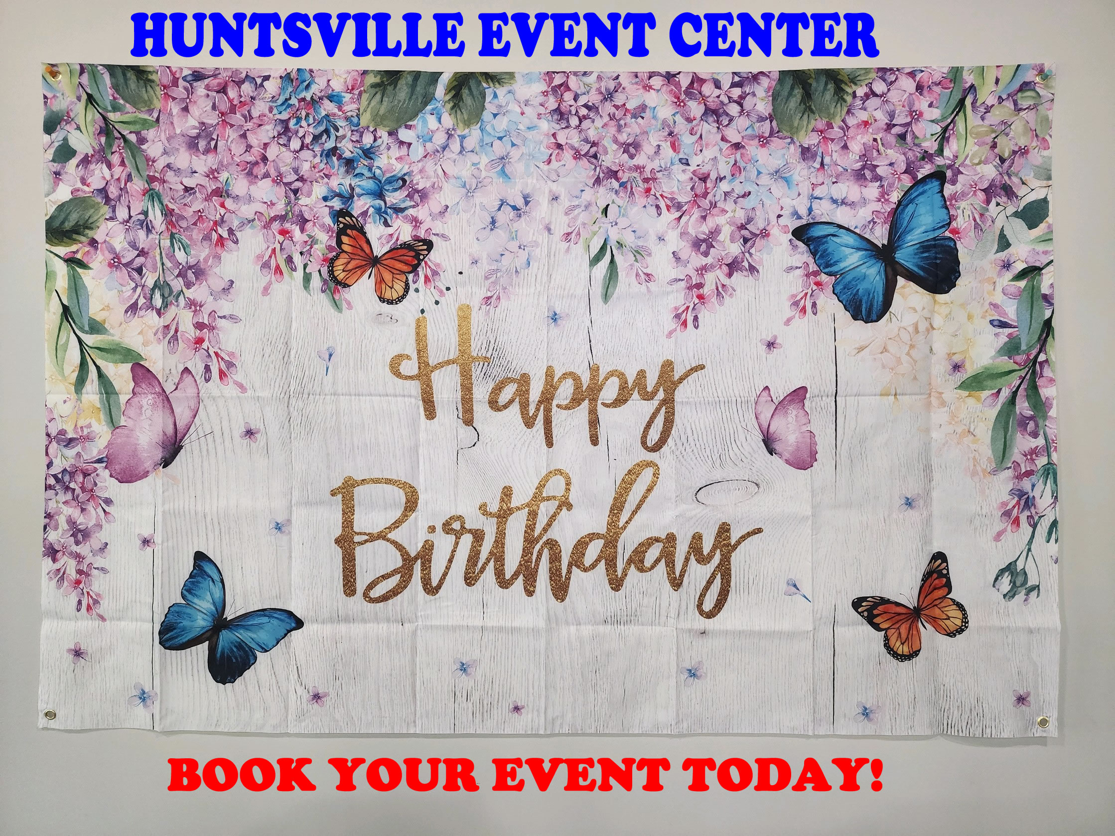 Huntsville Event Center Now open.  Book your event with us today.