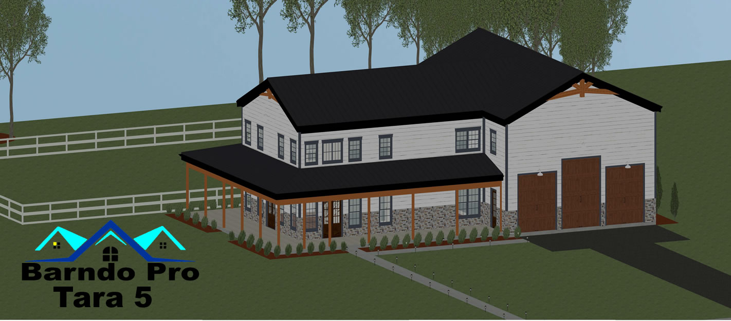 Tara V Barndominium Click to View Floor Plans and more information