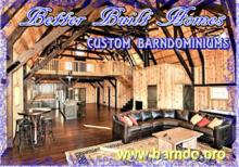 Better Built Homes of Alabama is now Building Custom Bardominiums Barndo Promo